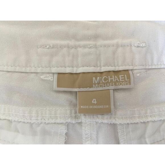 MICHAEL KORS Capri Pants White Women's 4 - Picture 6 of 6